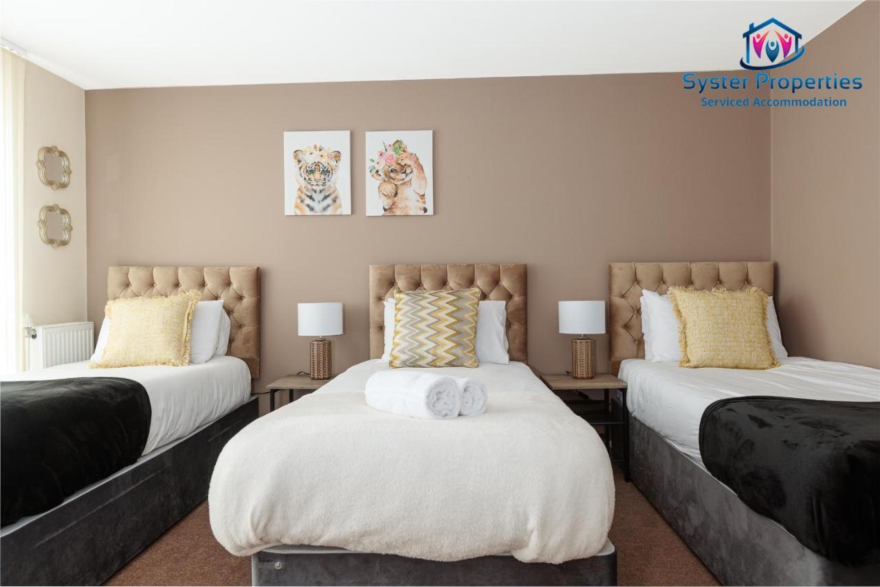 Syster Properties Serviced Accommodation Leicester 5 Bedroom House Glen View ภายนอก รูปภาพ