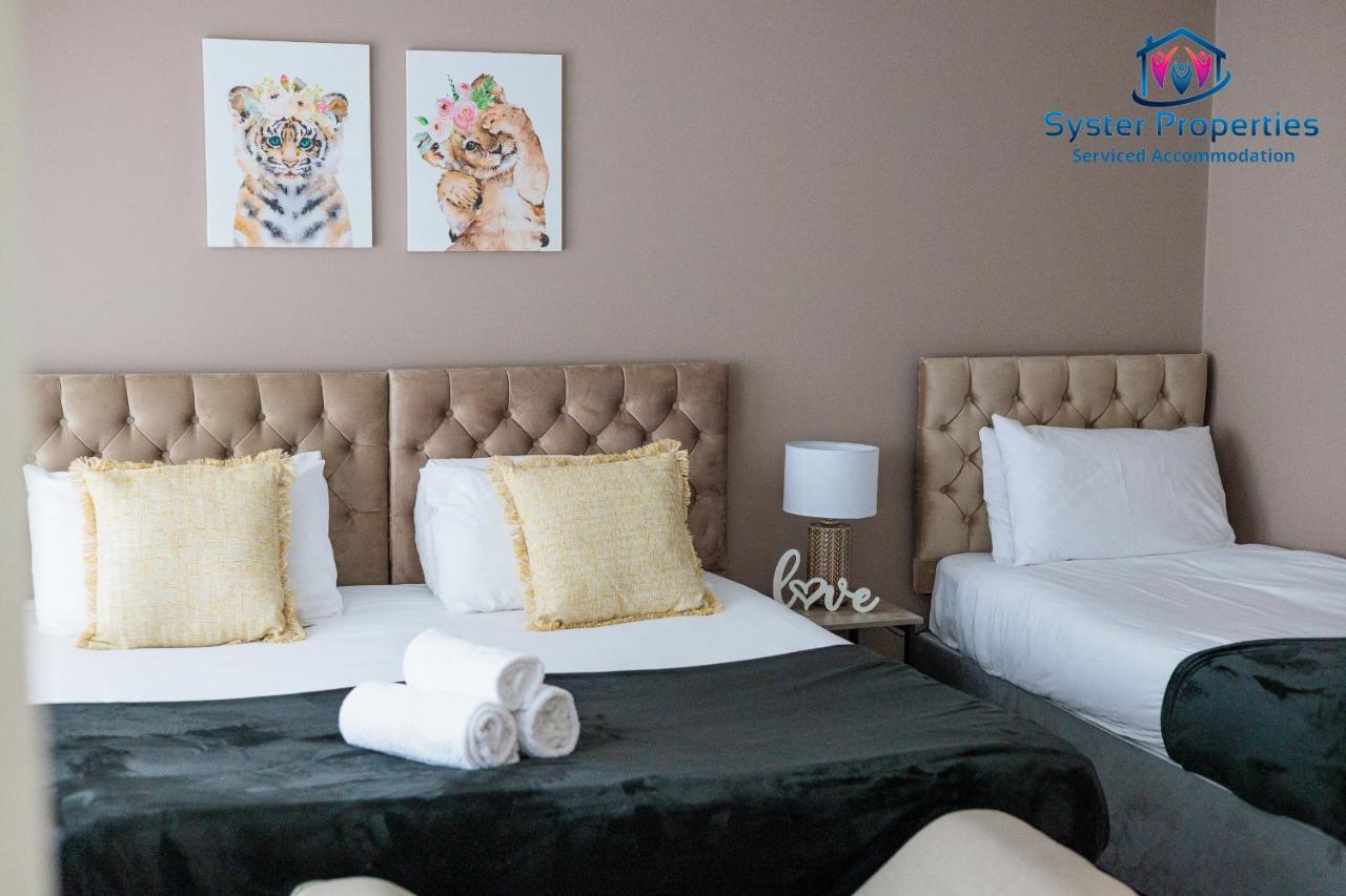 Syster Properties Serviced Accommodation Leicester 5 Bedroom House Glen View ภายนอก รูปภาพ