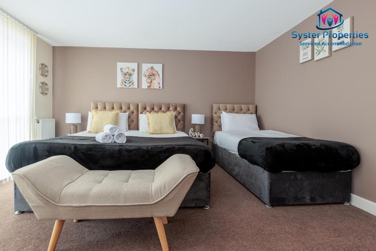 Syster Properties Serviced Accommodation Leicester 5 Bedroom House Glen View ภายนอก รูปภาพ