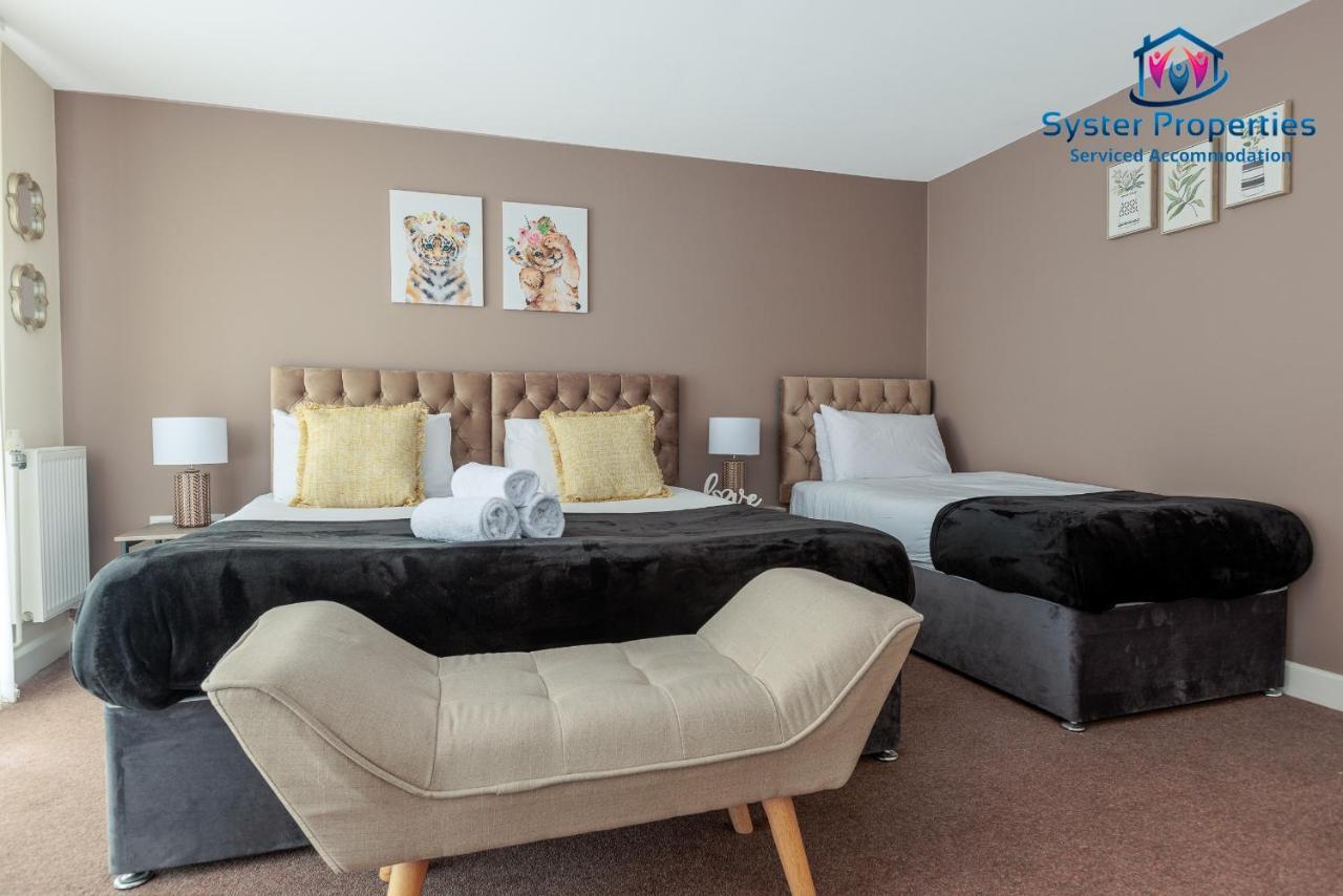 Syster Properties Serviced Accommodation Leicester 5 Bedroom House Glen View ภายนอก รูปภาพ